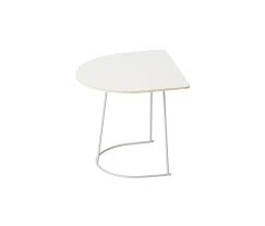 Futuristic cubical white end table: Airy Coffee Table Half Size Architonic