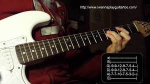 How To Play Seven Nation Army By The White Stripes Tutorial Tab Guitar Guitar Guitar Lessons Seven Nation Army