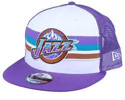 See more ideas about utah jazz, caps hats, utah. Utah Jazz Stripe 9fifty White Purple Trucker New Era Cap Hatstore De