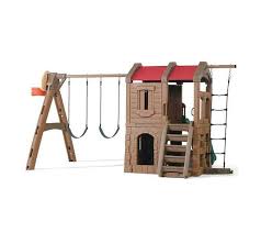 Step2 neighborhood fun center playhouse & reviews | wayfair. Step 2 Playhouse With Slide And Swing Shop Clothing Shoes Online