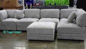 Costco Sale Lenora 6 Pc Fabric Modular Sectional 799 99 Modular Sectional Modular Couch Play Houses