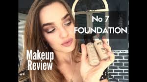 no 7 cosmetics foundation makeup review