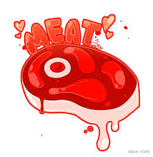 Also wanna get my feet wet in the vore community by branching out! Meat Lover Red And Semi Gore Illustration By Neon Vore Redbubble