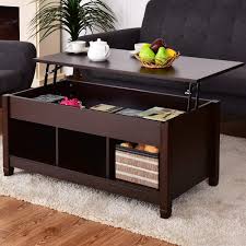 This Mid Century Modern Lift Top Coffee Table In A Beautiful Dark Wood Offers A Lot Coffee Table With Hidden Storage Modern Furniture Living Room Coffee Table