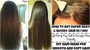 So, here are 8 natural ways by which you can achieve straight hair without causing refrigerate a mixture of coconut oil and lemon juice overnight. Get Shiny Hair Silky Hair Soft Hair Smooth Hair Naturally In 1 Day Diy Hydrating Hair Mask Youtube