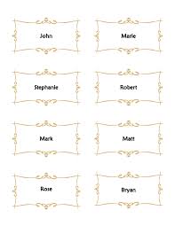 Make greeting cards for free in minutes. 50 Printable Place Card Templates Free á… Templatelab