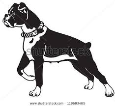 Black And White Boxer Dog Clip Art Black And White Cartoon Dogs Silhouette Google Search Boxer Dogs Boxer Dog Dog Love