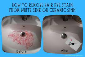 Rubbing alcohol and soap is another way to tackle dye stains. How To Remove Hair Dye From Sink Dependable Tips For Home Use