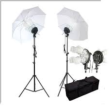 Pro 1600w Photo Lighting Kit Studio Umbrella Light Set Video Portrait Still Life