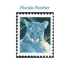 Ten 26c Florida Panther Stamps Unused Us Postage Stamps Etsy In 2021 Florida Panther Postage Stamps Panther