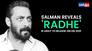 The film stars salman khan, disha patani, randeep hooda and. Salman Khan Reveals Radhe Is Likely To Release On Eid 2021 Youtube