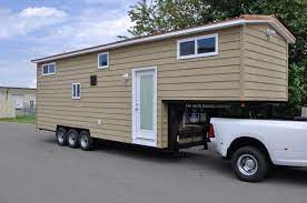 The Brooke Tiny House 340 Sq Ft Gooseneck Tiny Home Portable Tiny Houses Building A House Tiny House Plans
