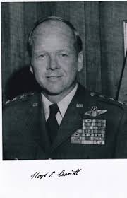 U-2 Spy Plane Pilot, Lt. General Lloyd Leavitt SIGNED 4x6 PHOTO AUTOGRAPHED  RARE