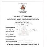 No Pasarán: North Lanarkshire Commemoration