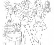 Princesse au royaume des paillettes. Coloriage Barbie A L Ecole Des Princesses