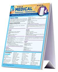 Medical Terminology And Abbreviations Desktop Easel Book A Quickstudy  Reference | Desertcart INDIA