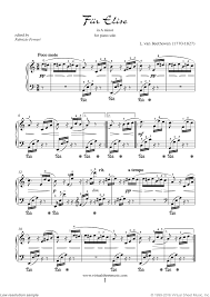 Free Fur Elise Sheet Music For Piano By Beethoven High Quality Fur Elise Sheet Music Piano Sheet Music Classical Piano Sheet Music Free