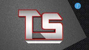 Ts Logo Design On Android Pixellab Logo Design Logo Design How To Make Logo 3d Logo Design