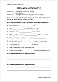 Spelling Stationary Or Stationery Worksheet I Abcteach Com Abcteach