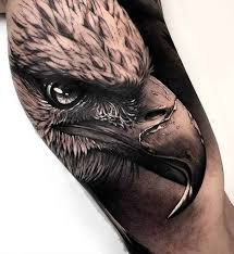 Eagle tattoo with green background. Eagle Tattoos Meanings Tattoo Designs Ideas