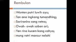 Apa tegese tembung kang kacithak miring a. Wulangan 3 1 Cangkriman