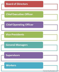 Corporate Management Hierarchy Business Management