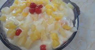 Postre Helado De Coctel De Frutas Receta De Gloria Emma Cookpad