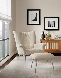 Paris Leather Chair Ottoman Modern Accent Lounge Chairs Modern Living Room Furniture Room Board Contemporary Living Room Chairs Modern Furniture Living Room Chair And Ottoman