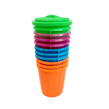 Disposable Plastic Cups 350Cc Flat Lids - Shine Disposables By Ghana Rubber  – Ghana Rubber Products