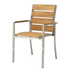 Gartenstuhl Nina I Edelstahl Teakholz Massiv Gartenstuhl Edelstahl Gartensessel Gartenstuhle
