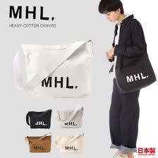 New season product coming soon. Qoo10 Japan Genuine Mhl Margarethowell Heavy Canvas Two Way Tote Bag M Bag Wallet