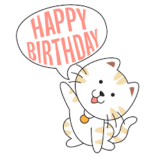 Browse 803 happy birthday images with cats stock photos and images available, or start a new search to explore more stock photos and images. Happy Birthday Cat Gifs Download On Funimada Com