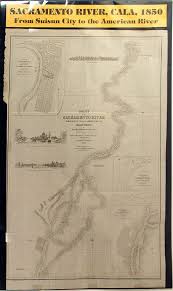 c 1850 chart of the sacramento river