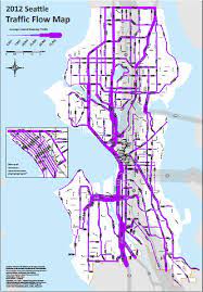 Traffic Flow Map Seattle Daily Vehicle Volumes In Seattle, Washington | Download Scientific Diagram