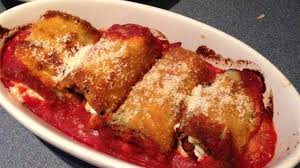 Stuffed Eggplant Parmesan Rolls Recipe Food Eggplant Parmesan Recipes