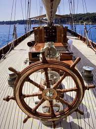 Pin By Diana Amaya On Sailing Boats Boat Steering Wheels Old Boats Sailing Yacht
