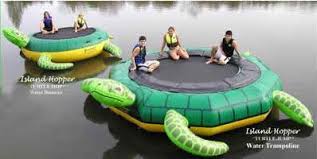 Inflatable Trampolines Water Trampoline Or Bouncer And Water Toys Cool Pool Floats Water Trampoline Water Toys
