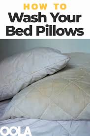 How To Wash Your Bed Pillows To Make Them Look Like New Again Bed Pillows Cleaning Pillows How To Clean Pillows