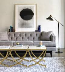 Grey Couch Brass And Marble Coffee Table Wood Maybe Home Decor Interior Design Grey Interior Design