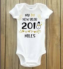 Aww Love This Custom New Year S Onesie My First New Year Shirt First New Year Shirt My First New Year Babys New Years Shirts New Years Outfit Baby Onesies