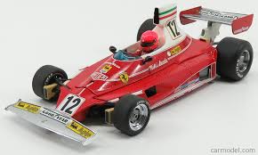 Ninety races, 27 wins, 61 podiums, and 19 poles. Minichamps 181750012 Scale 1 18 Ferrari F1 312t N 12 Niki Lauda Season 1975 World Champion Red