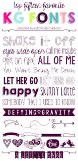 Top Fonts From Kg Yellowblissroad Com Top Fonts Fancy Fonts Silhouette Fonts