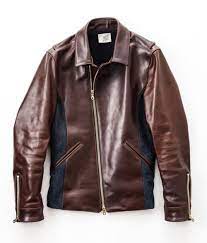 Nine Lives Yak Sashiko Jacket Work Wear Leather Jacket Jackets