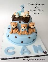 Cake by sweet_land_cake | love this cake idea, order cake from sweet_land_cake. 1st Birthday Cake For Baby Boy 1st Birthday Ideas