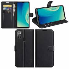für ZTE Blade A7s 2020 Handy Tasche Schwarz Etui Kunst-Leder Cover Hülle Book