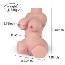 Maria 2.4kg Lifelike Mini Sex Doll for Male Masturbator, Adult Toy Women  Torso Sex Toy with Skeleton Pussy Ass TPE Doll - Intimatehoney