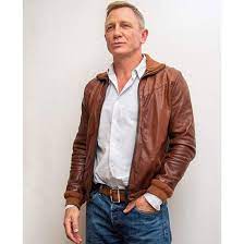 Buy Knives Out Daniel Craig Jacket Benoit Blanc Jacket In 2021 Leather Jacket Brown Leather Jacket Daniel Craig