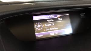 Honda 2015 Cr V Reset Yellow Oil Wrench Maintenance Light Youtube