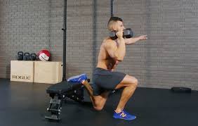 You'll also need a pair of dumbbells or a barbell; The Bulgarian Split Squat Burner Men S Health