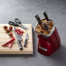 Top sellers most popular price low to high price high to low top rated products. Candy Apple Red Kitchenaid 7 Piece Professional Knife Set Williams Sonoma